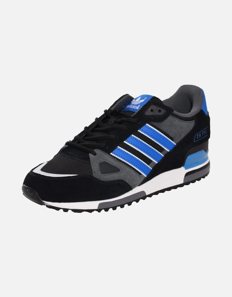 Adidas Originals ZX 750 Trainers Black/Royal Blue