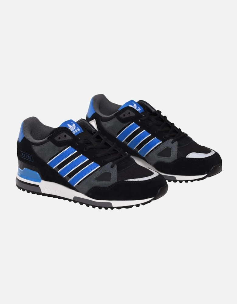 Adidas Originals ZX 750 Trainers Black/Royal Blue