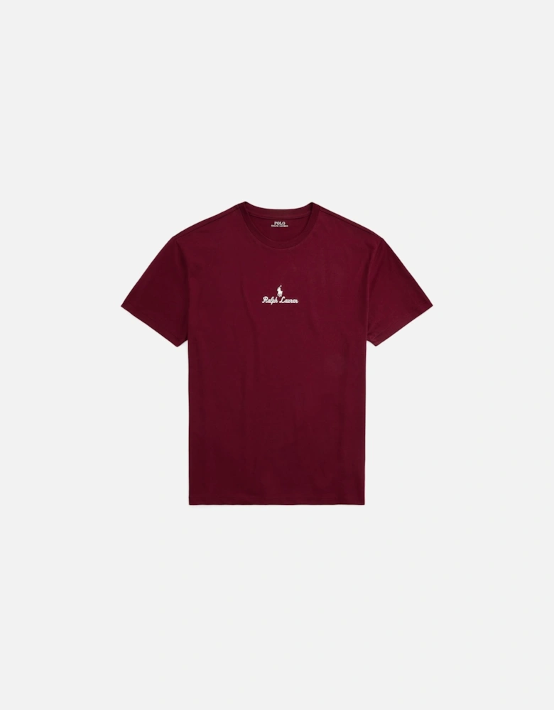 Ralph Lauren Classic Fit Logo Jersey T-Shirt -  Classic Wine