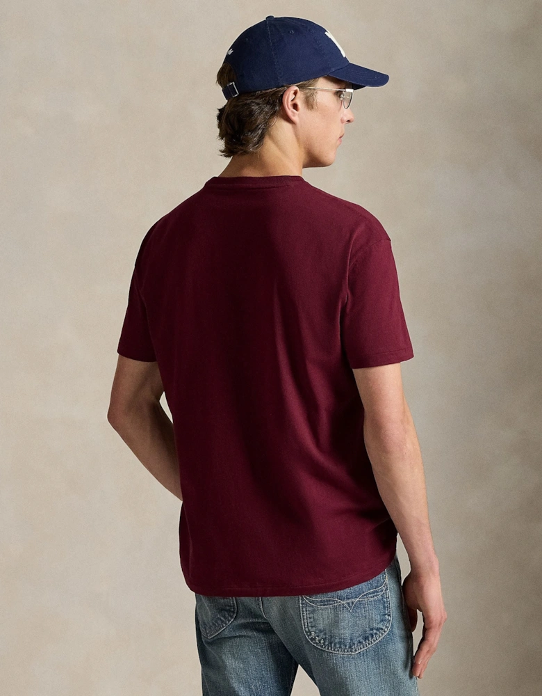 Ralph Lauren Classic Fit Logo Jersey T-Shirt -  Classic Wine