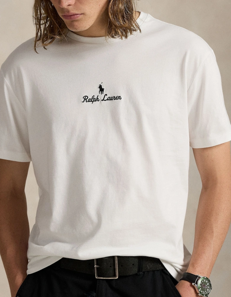 Ralph Lauren Classic Fit Logo Jersey T-Shirt - white