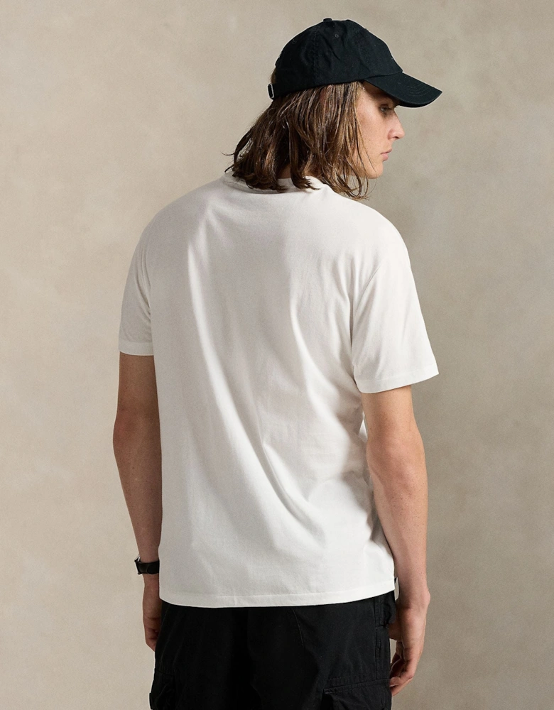 Ralph Lauren Classic Fit Logo Jersey T-Shirt - white