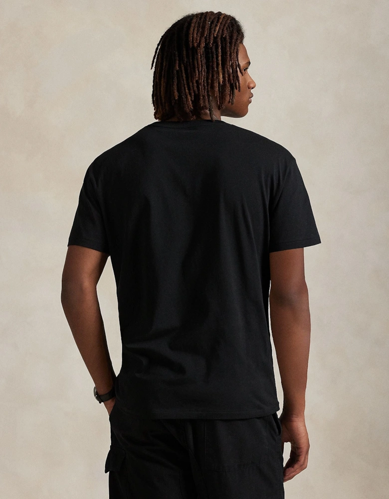 Ralph Lauren Classic Fit Logo Jersey T-Shirt - Black