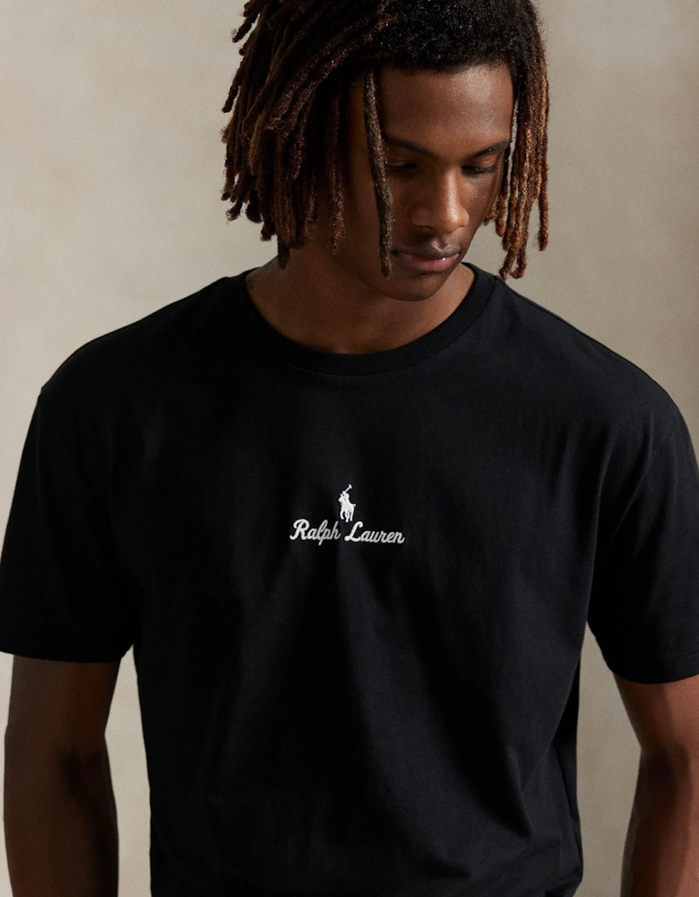 Ralph Lauren Classic Fit Logo Jersey T-Shirt - Black
