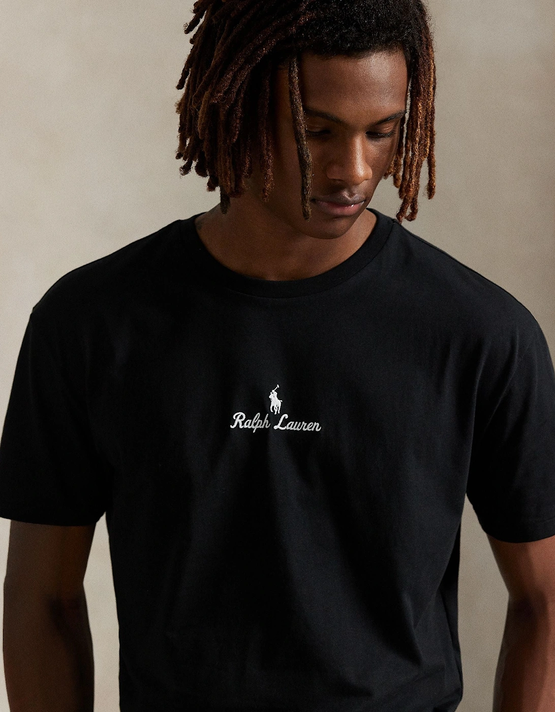Ralph Lauren Classic Fit Logo Jersey T-Shirt - Black