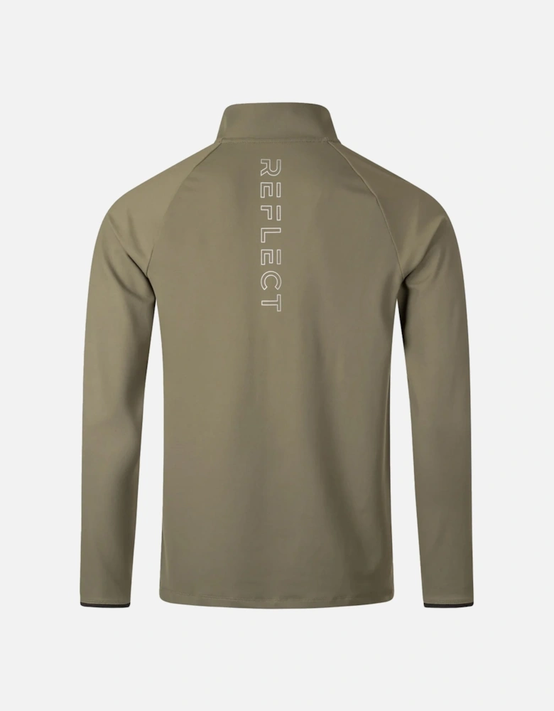 Dynamic Pro Quarter Zip Track Top Khaki