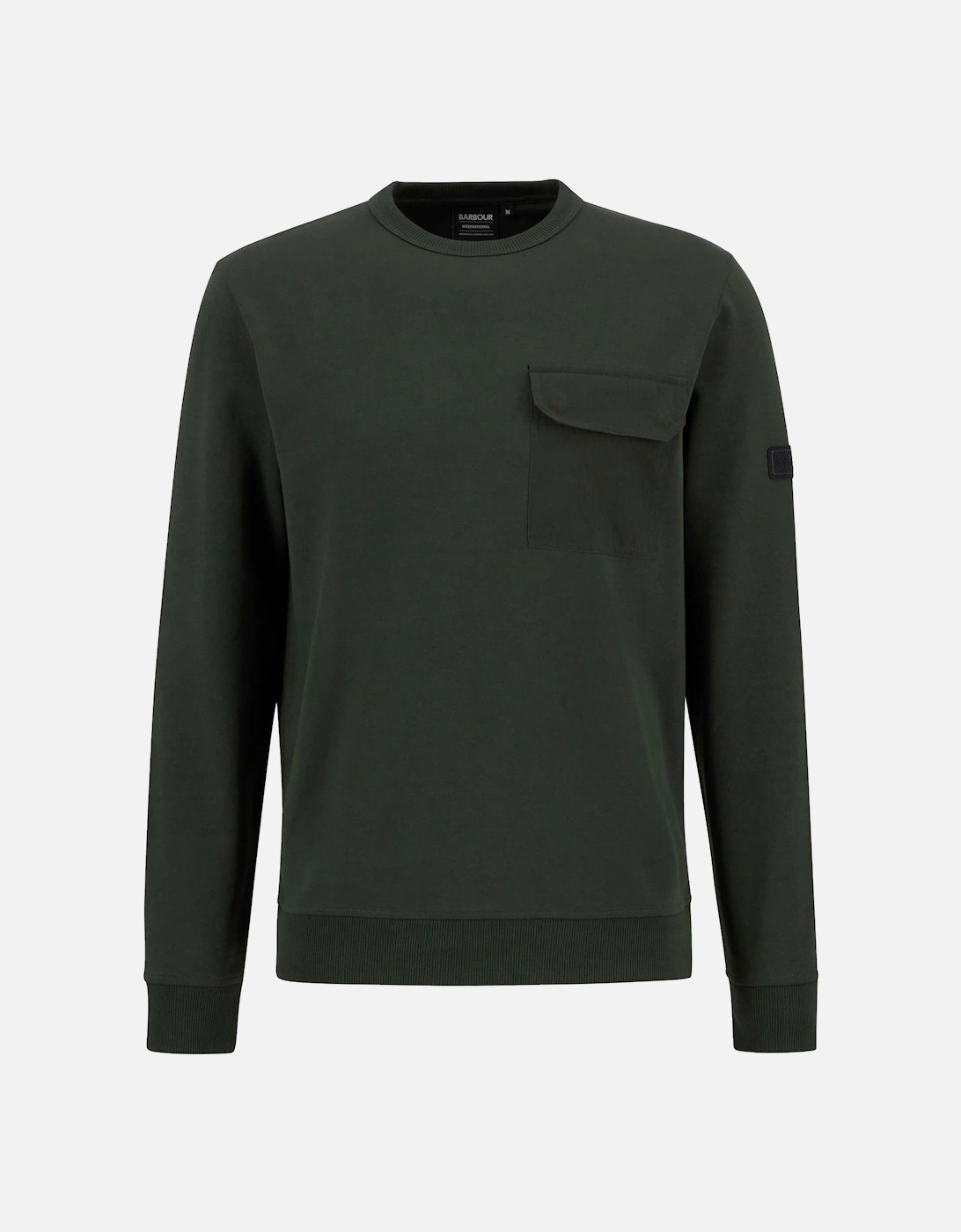 Ilford Interlock Crew Neck Sweatshirt Sage, 5 of 4