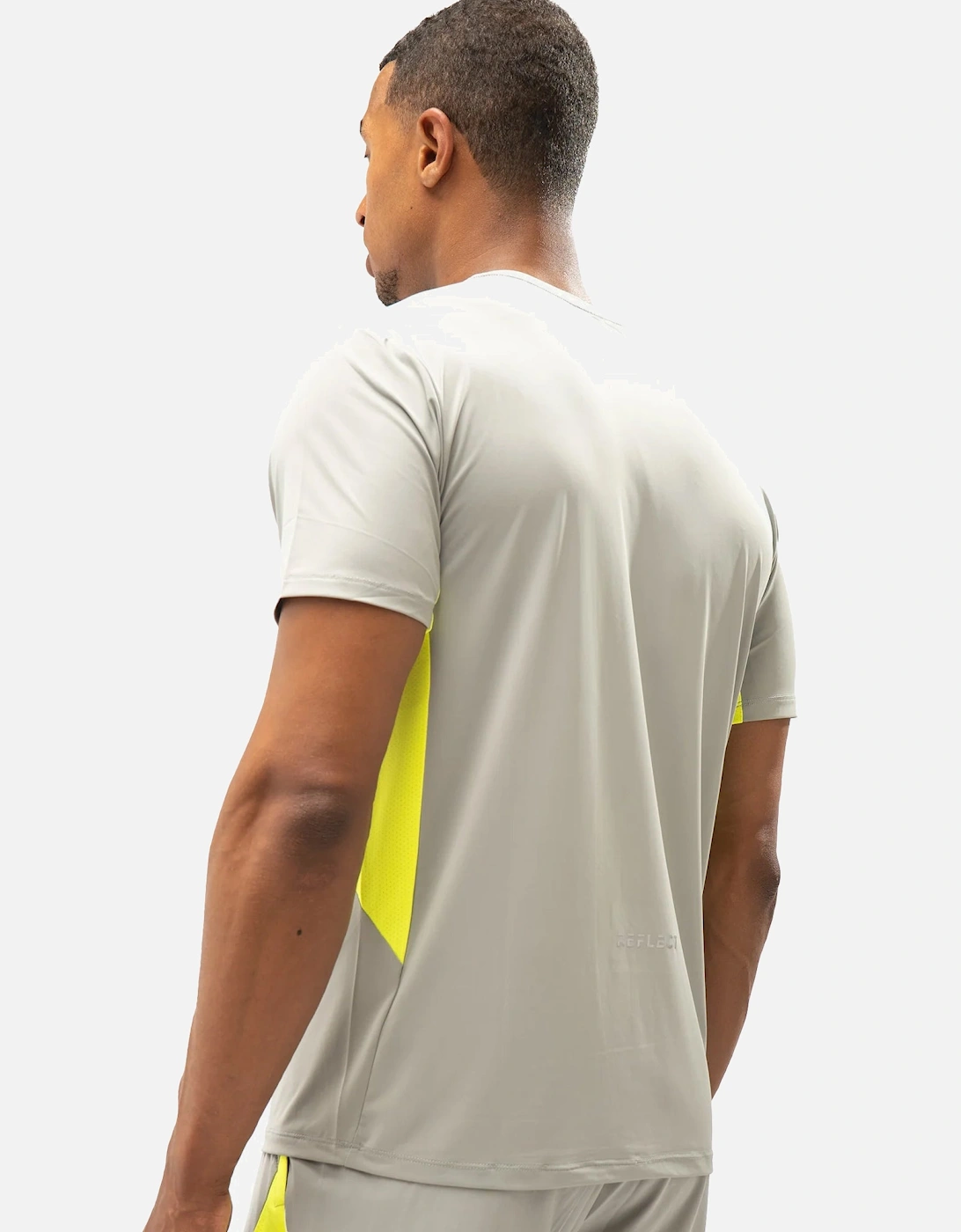 Zone Tech T-Shirt Grey/Neon Yellow