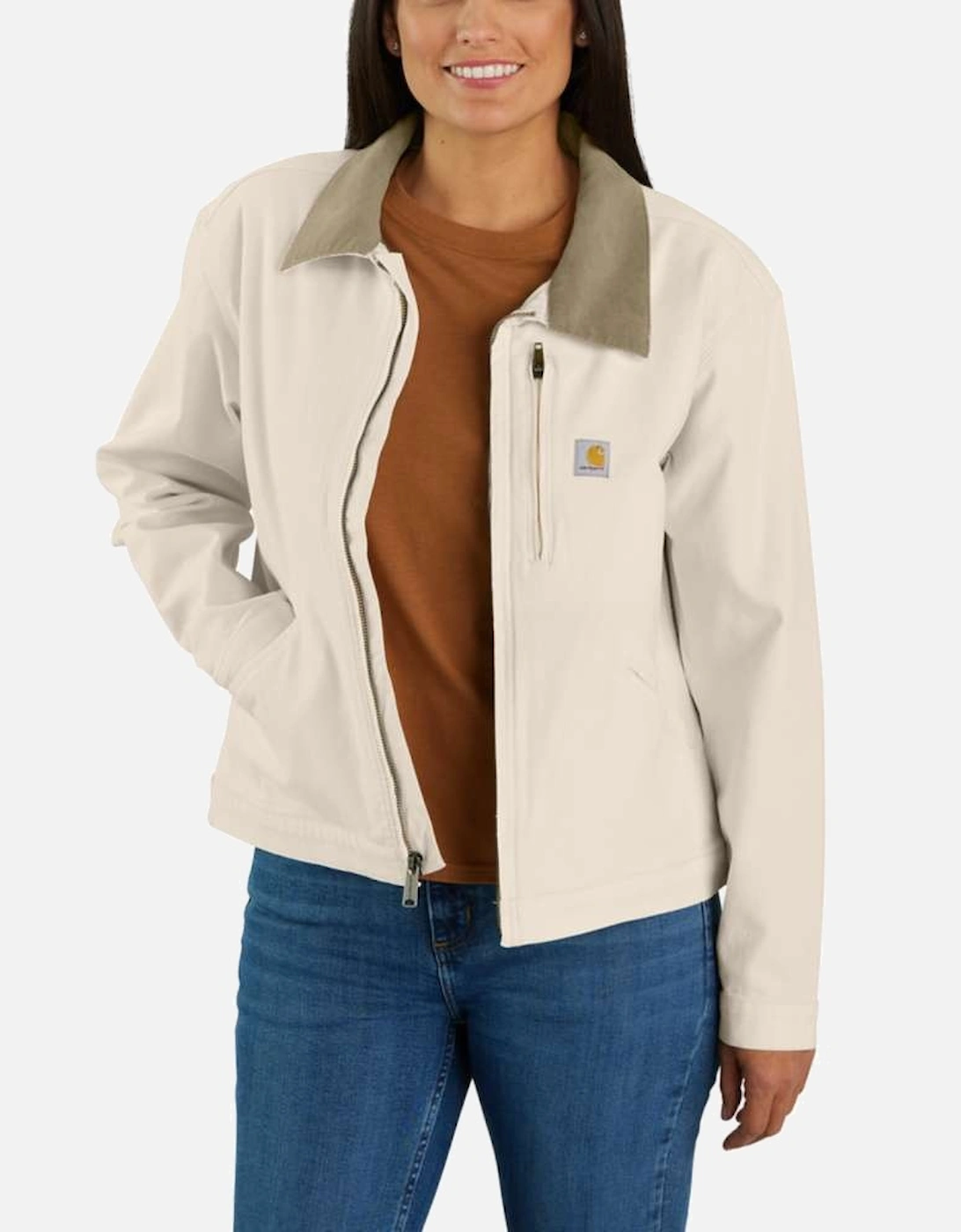 Carhartt Womens Relaxed Fit Canvas Detroit Jacket, 6 of 5