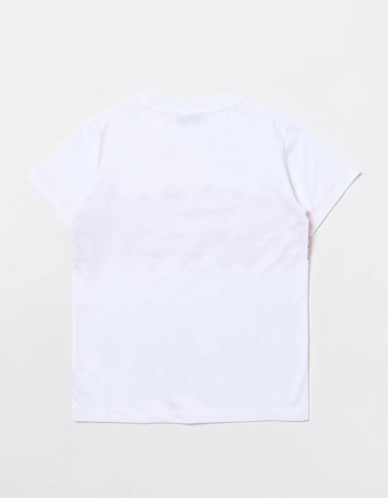 Zigzag Pattern Embroidered Tee