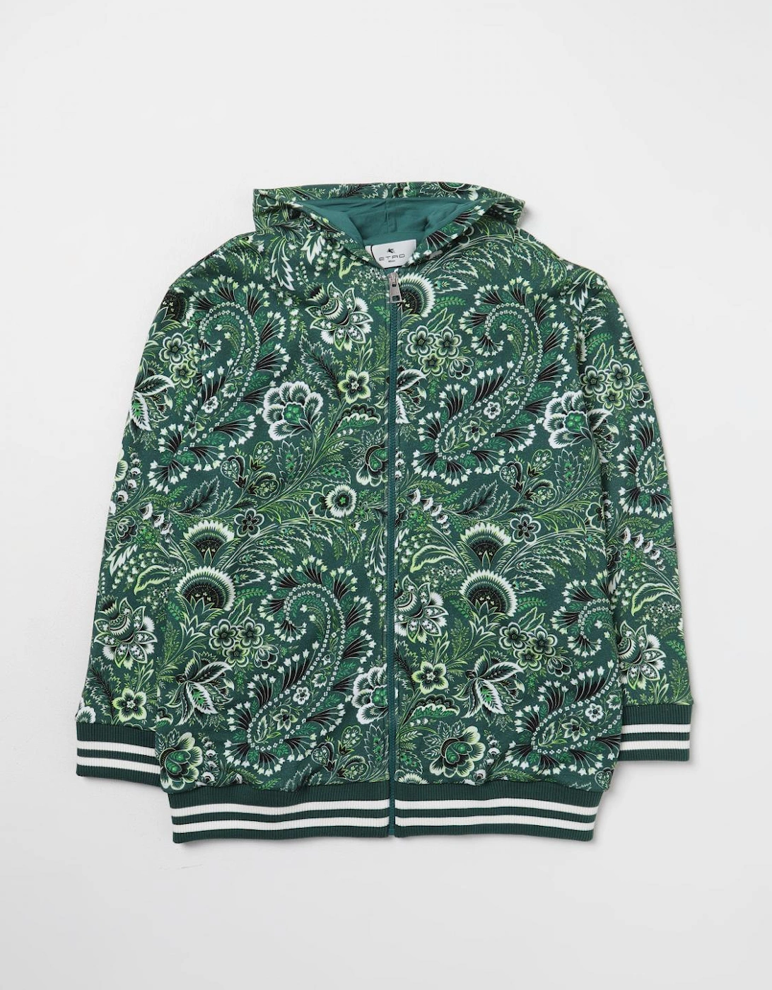 Paisley Print ZipUp Hoodie, 4 of 3