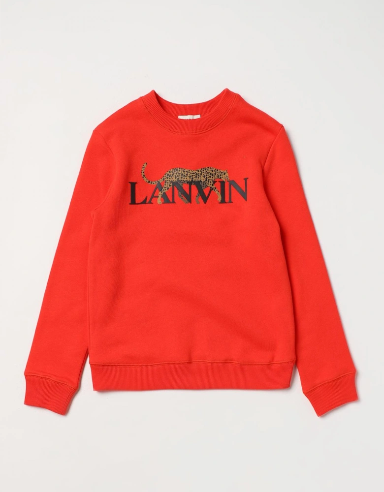 Kids Leopard Print Sweatshirt