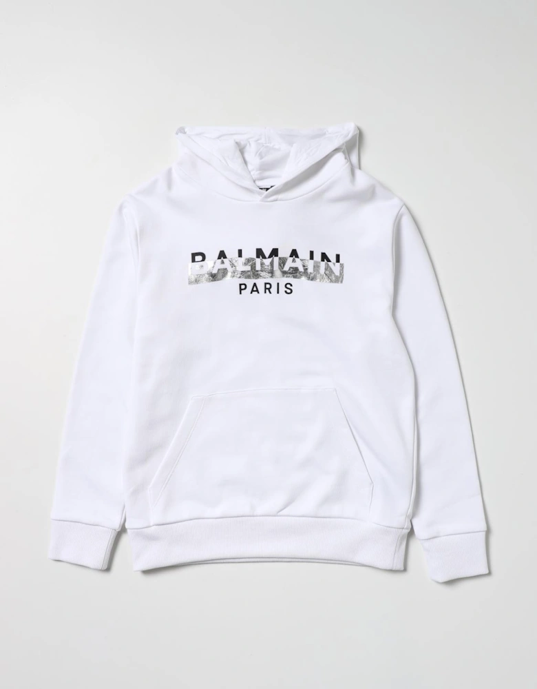 Kids Hoodie Logo Print