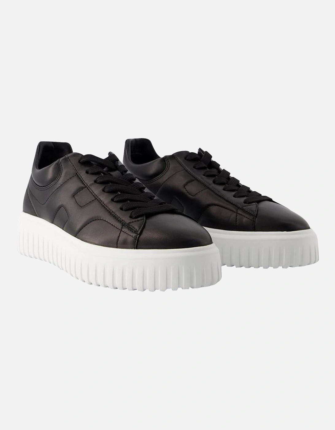 Leather Platform Sneakers