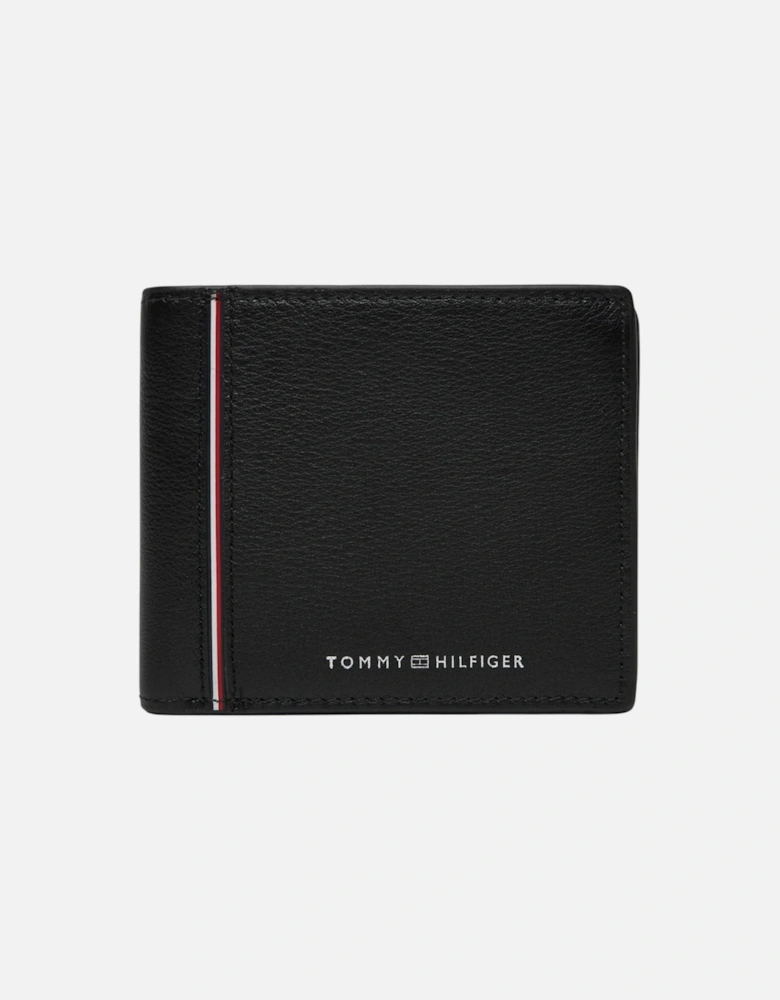 Leather Wallet Tricolor Stripe
