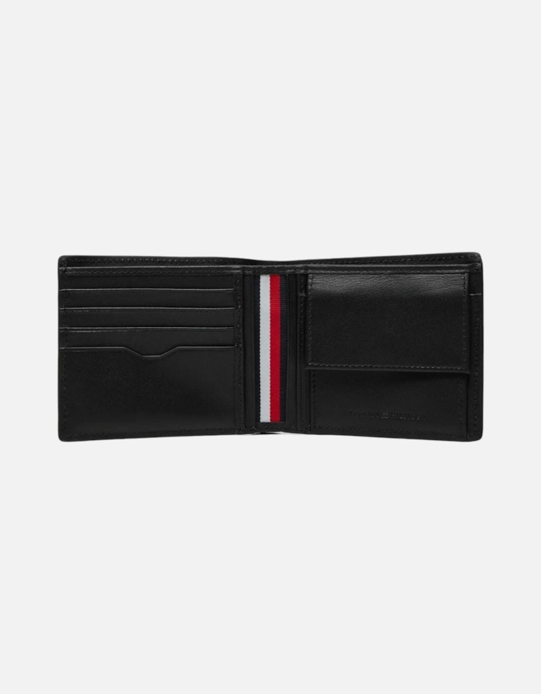 Leather Wallet Tricolor Stripe