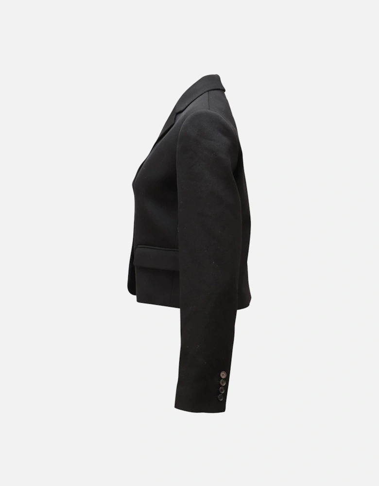 Structured Black Wool Blazer by Michael Kors