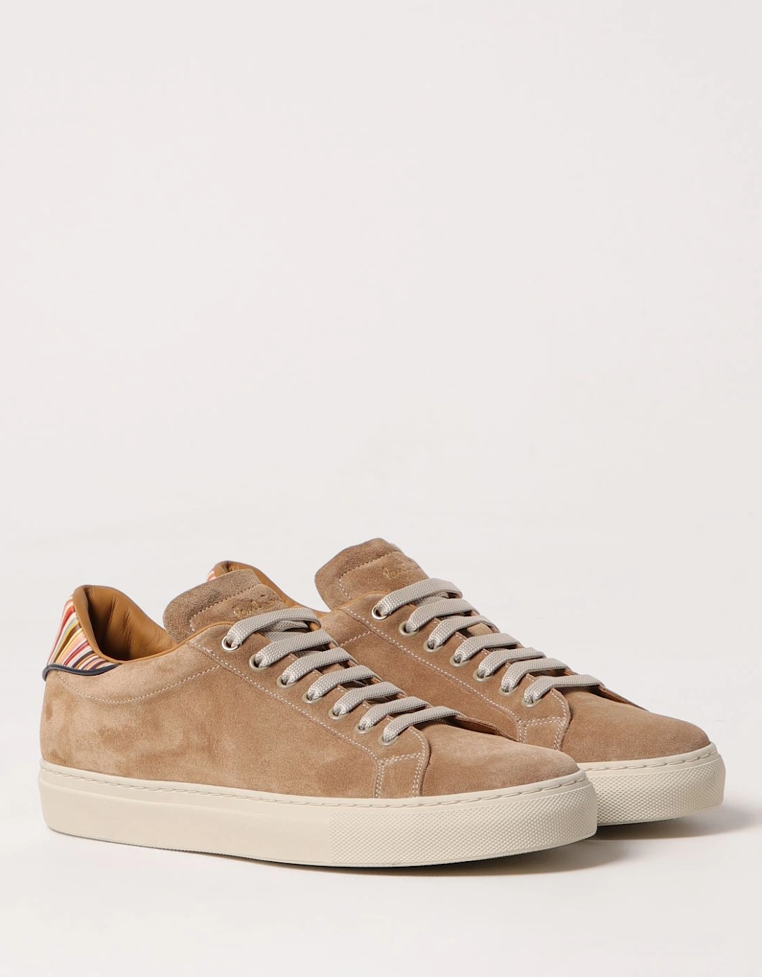 Zebra Stripe Suede Low Top Sneakers