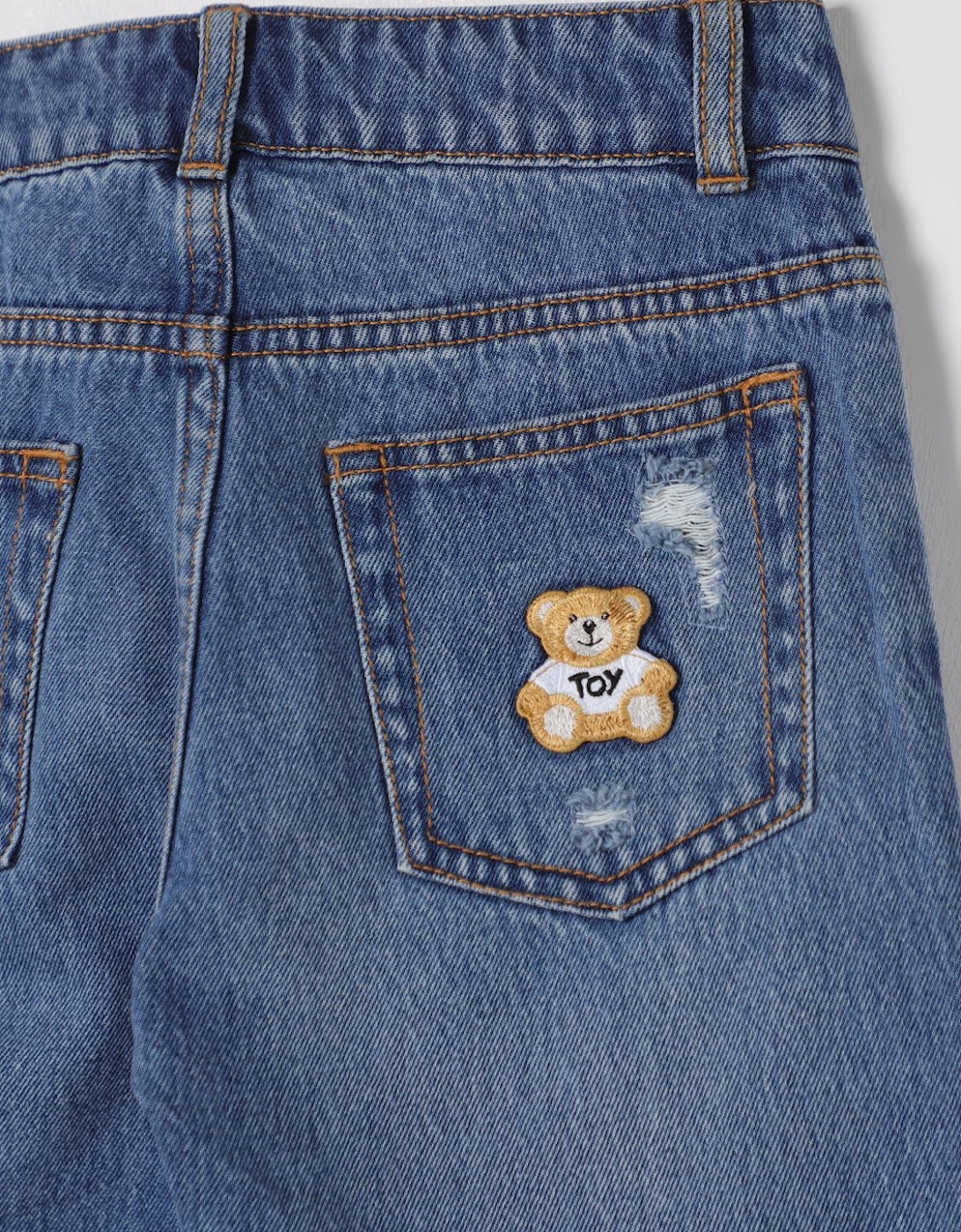 Kids Distressed Denim Shorts