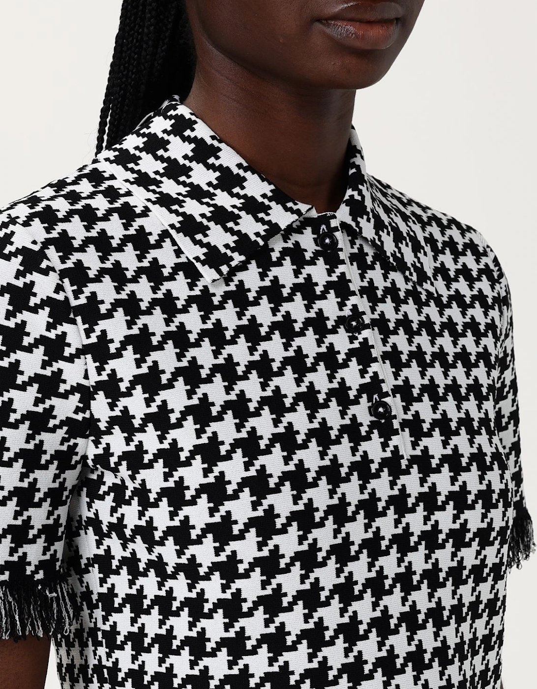 Polo Shirt with Embroidered Detailing