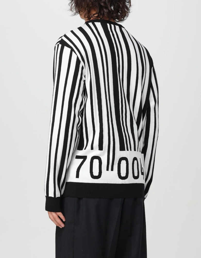 Barcode Stripe Knit Sweater