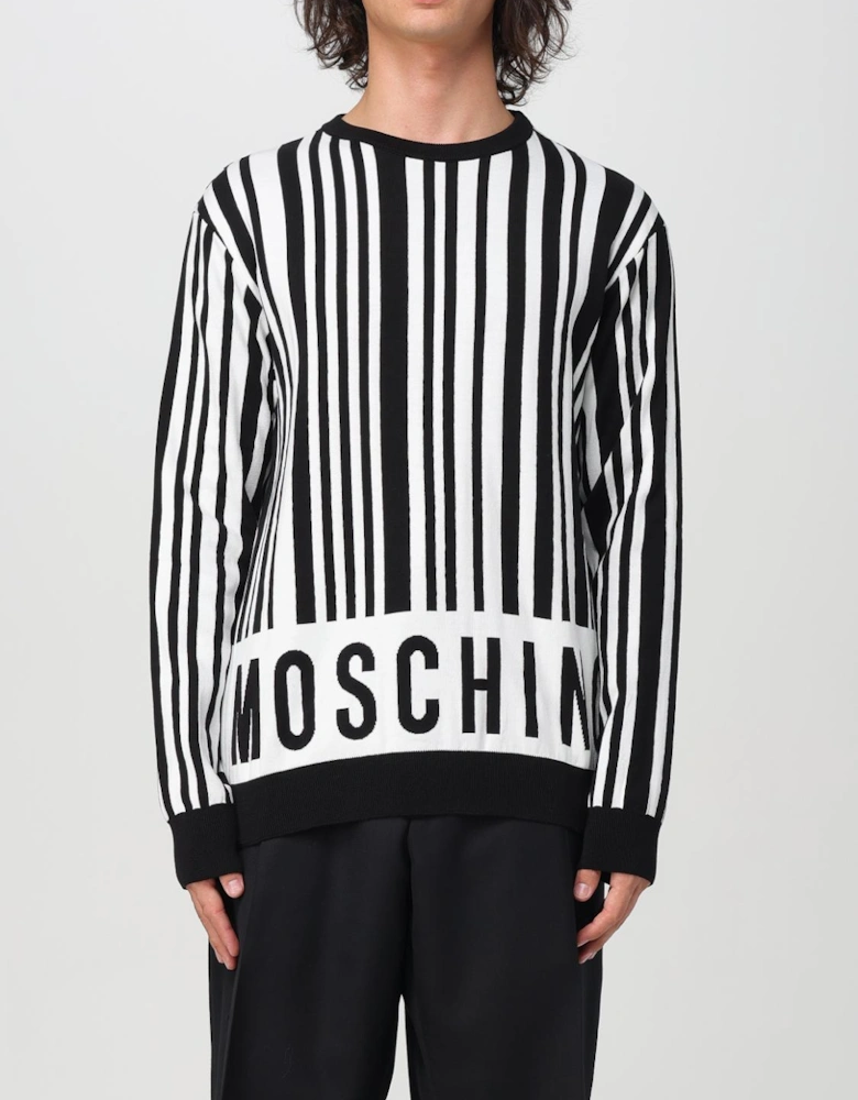 Barcode Stripe Knit Sweater