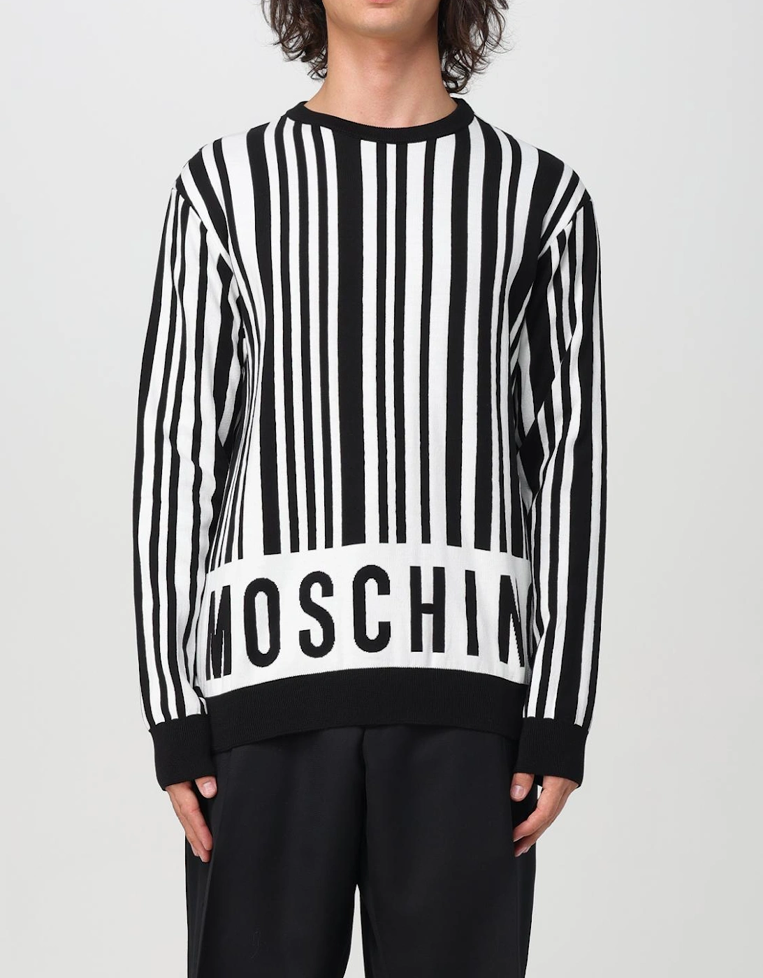 Barcode Stripe Knit Sweater, 6 of 5