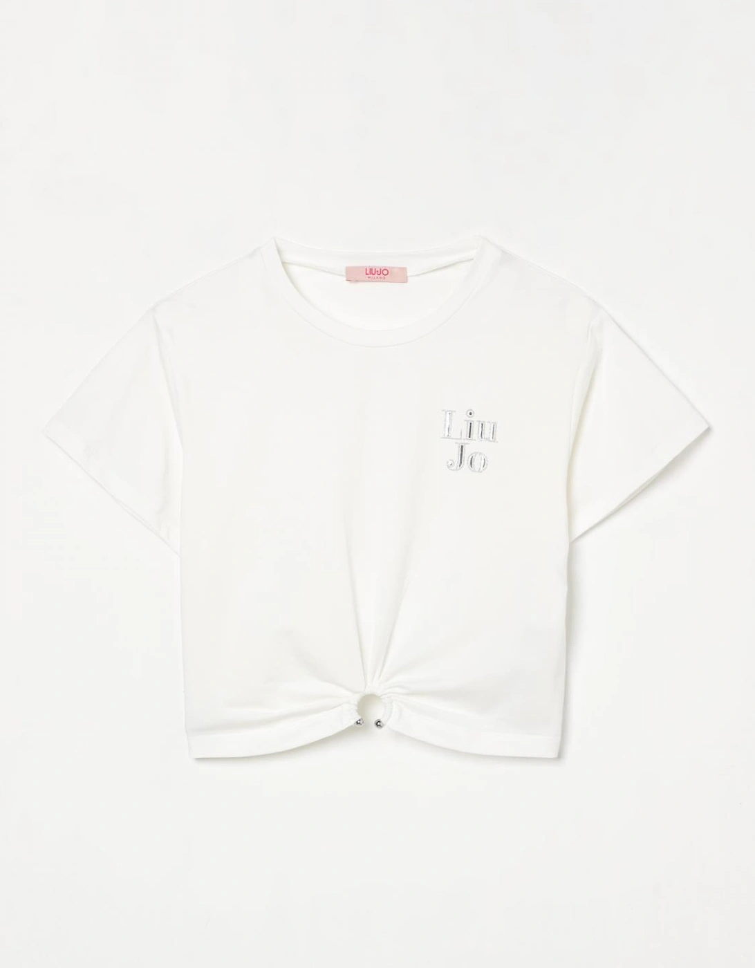 Knotted Hem Short Sleeve Top, 4 of 3