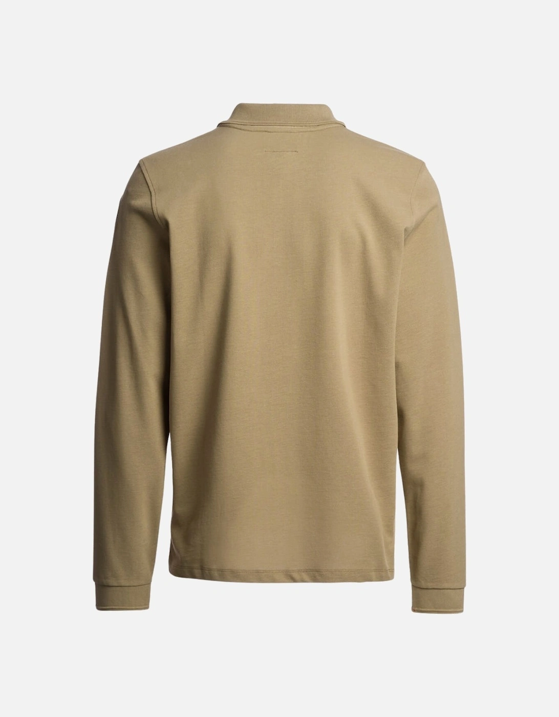 Oberon Polo Long Sleeve Earth Beige Polo Shirt