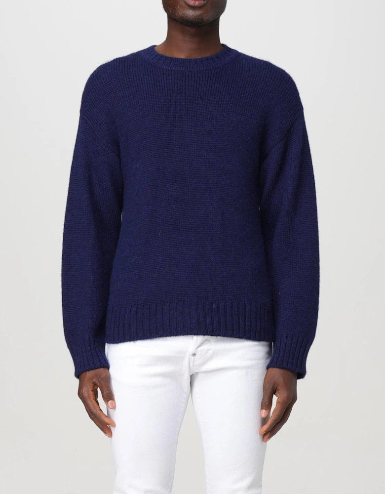 Merino Wool Knit Pullover Sweater