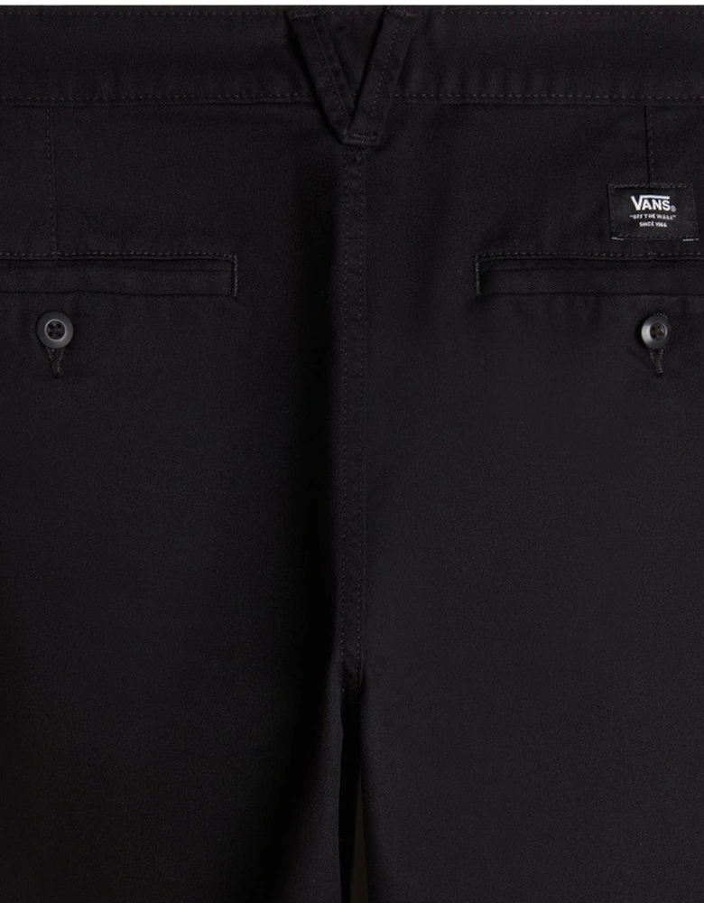 Slim Fit Cotton-Blend Trousers with Visible Logo