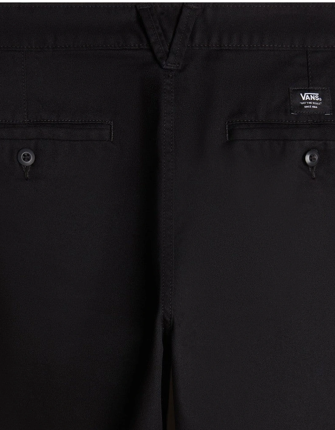 Slim Fit Cotton-Blend Trousers with Visible Logo