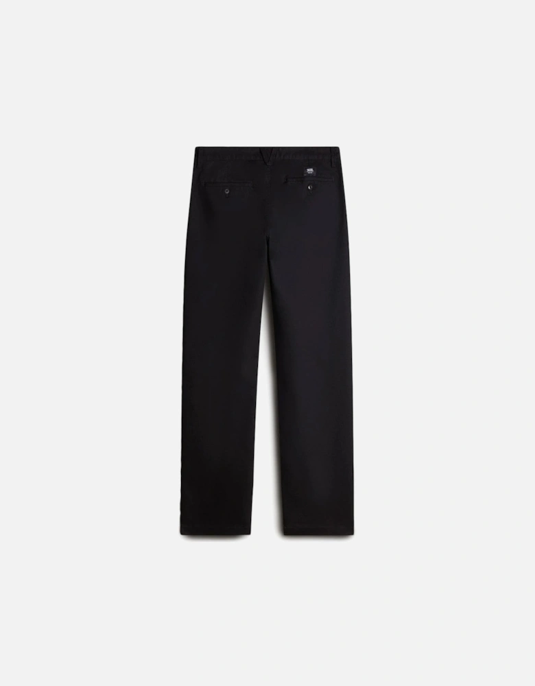 Slim Fit Cotton-Blend Trousers with Visible Logo
