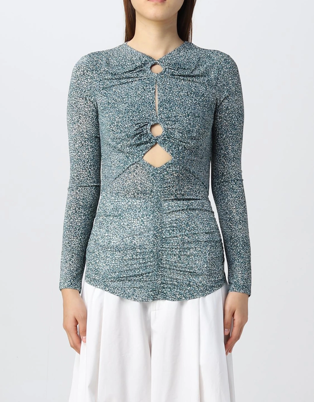 CutOut Detail Long Sleeve Blouse, 5 of 4