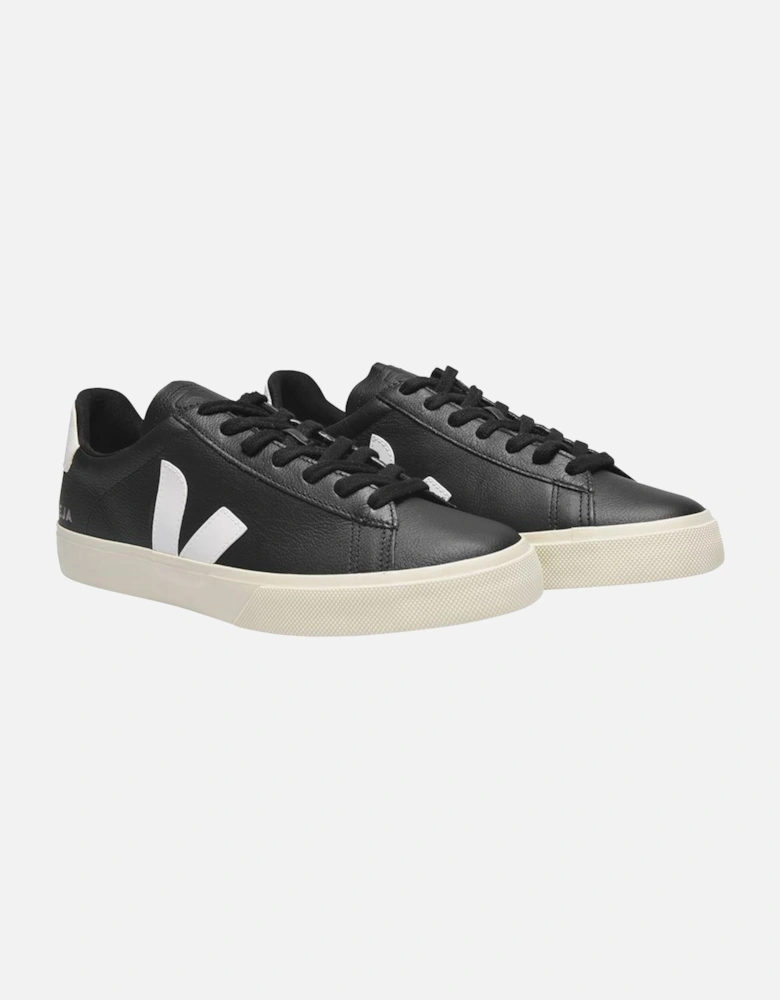 Chromefree Leather Sneakers in Black and White by Veja