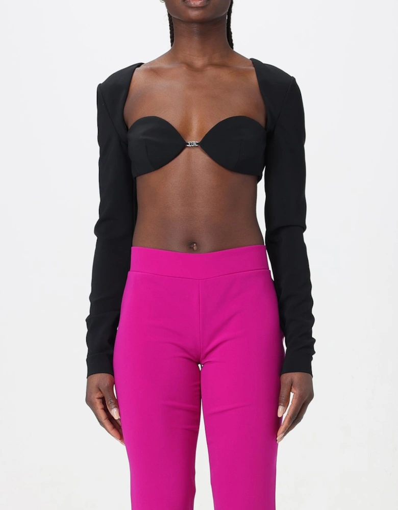 Sweetheart Neck Long Sleeve Top