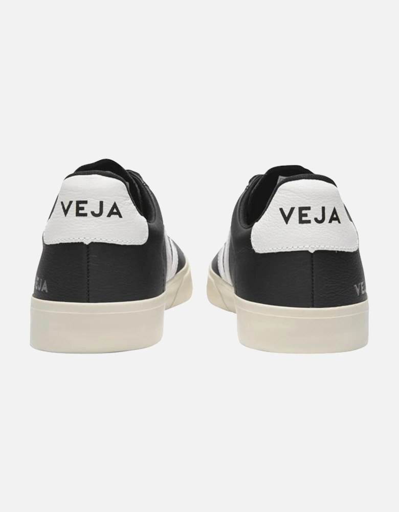 Chromefree Leather Sneakers in Black and White by Veja