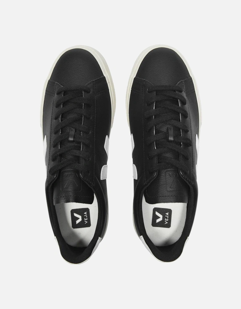Chromefree Leather Sneakers in Black and White by Veja