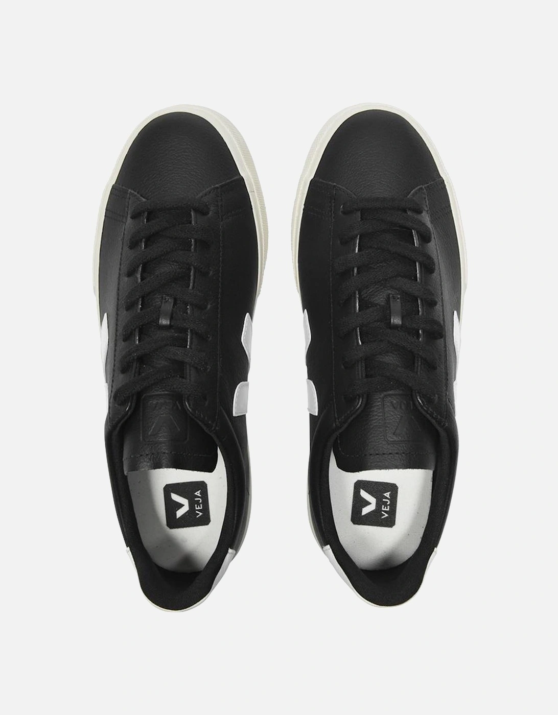 Chromefree Leather Sneakers in Black and White by Veja