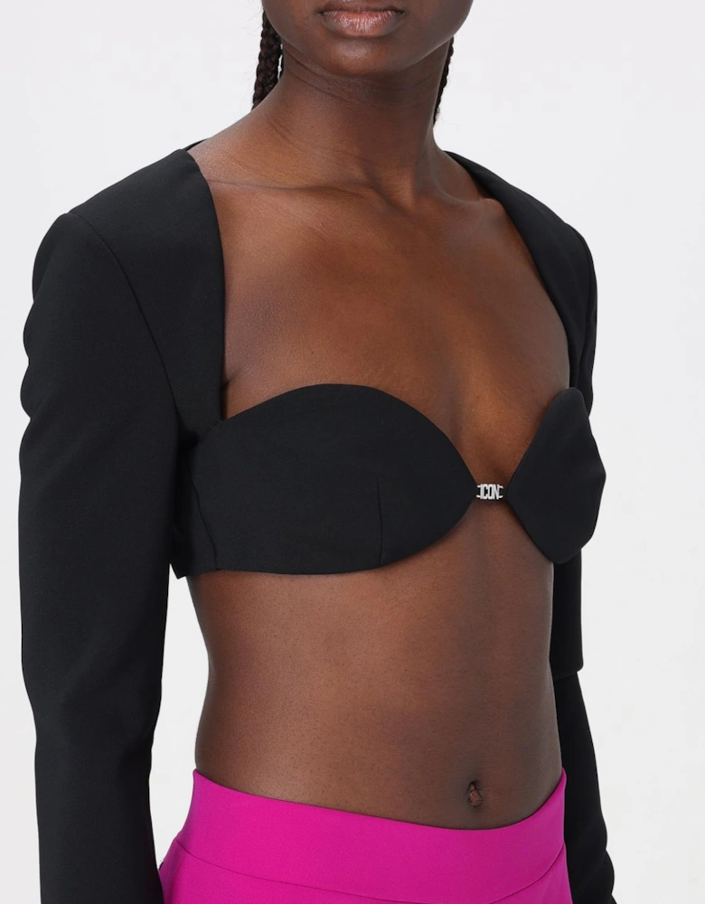 Sweetheart Neck Long Sleeve Top