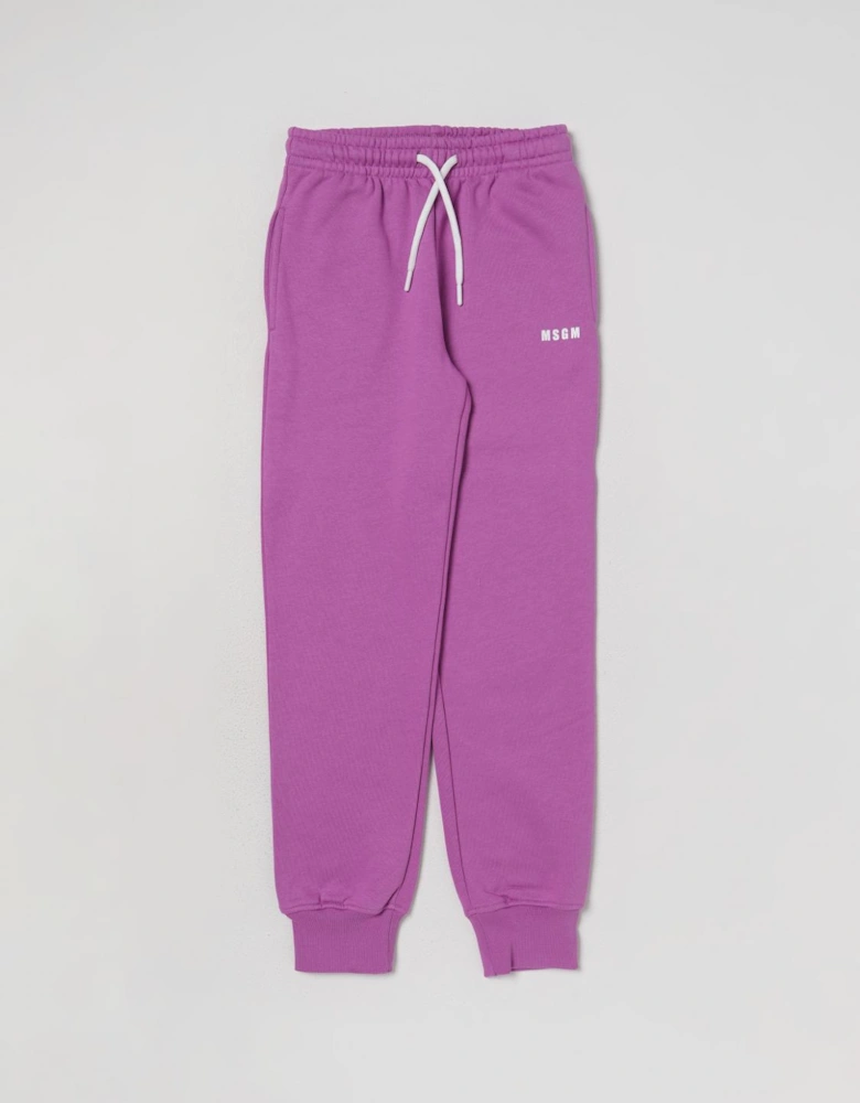 Kids Joggers Purple Pants