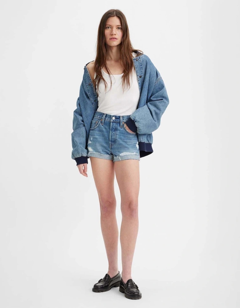 501 High Rise Selvedge Shorts