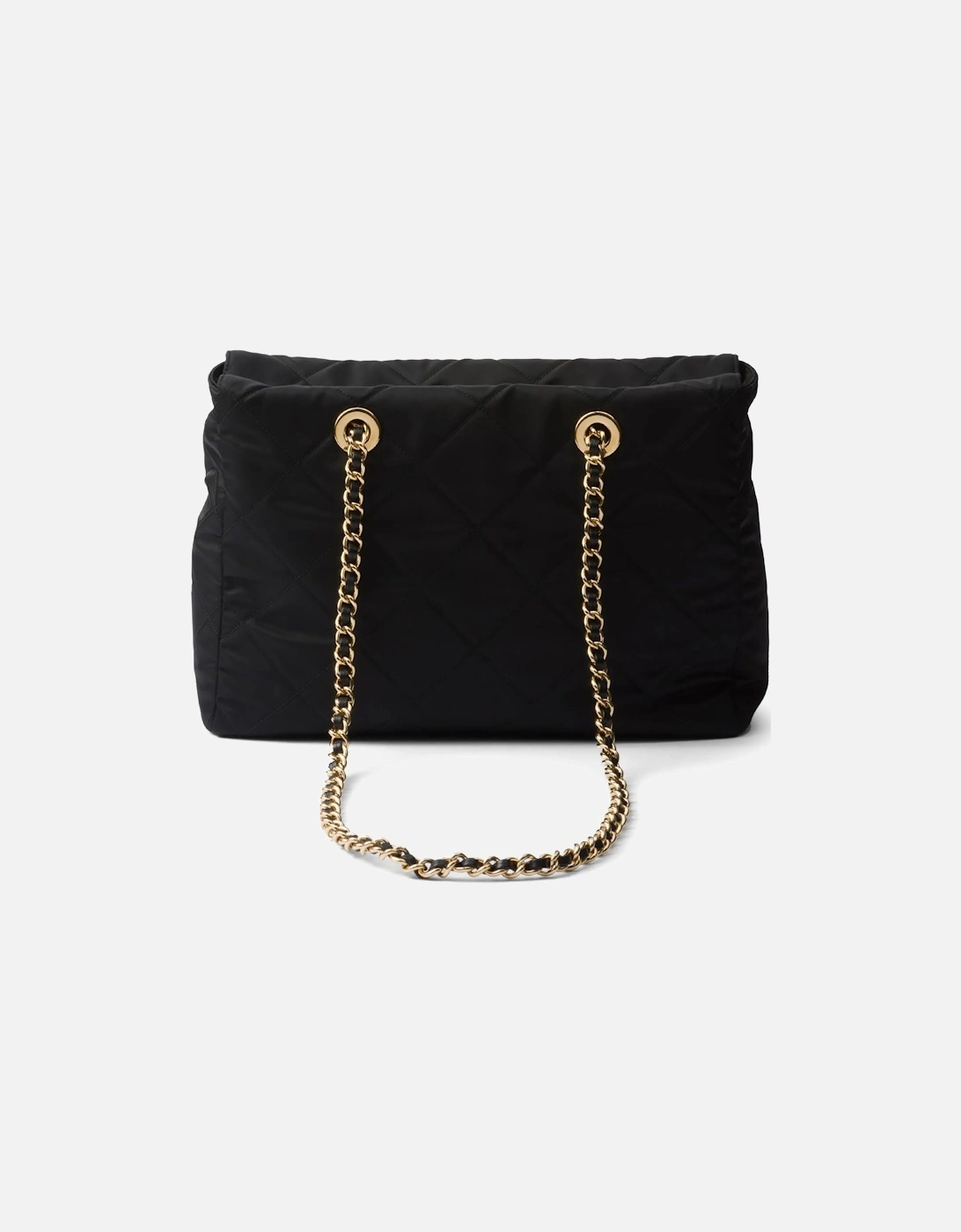 Large Recycled Nylon Totebag in Nero