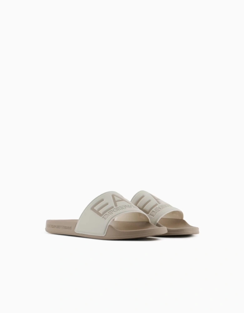 Maxi Logo Slide - Taupe