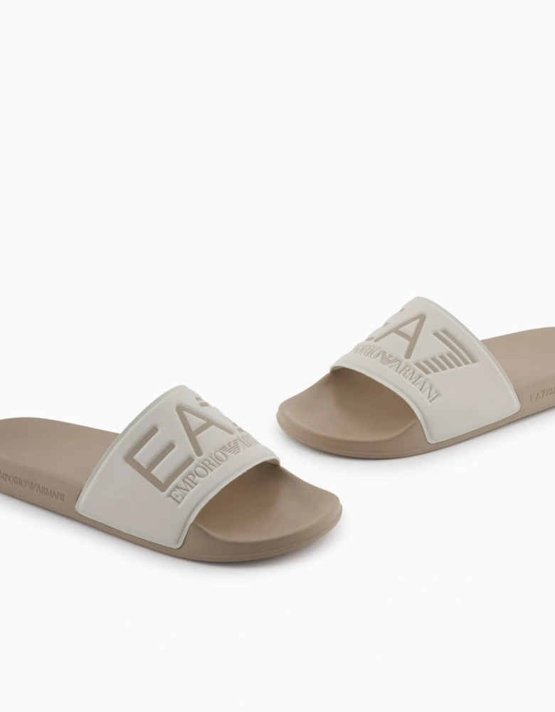 Maxi Logo Slide - Taupe
