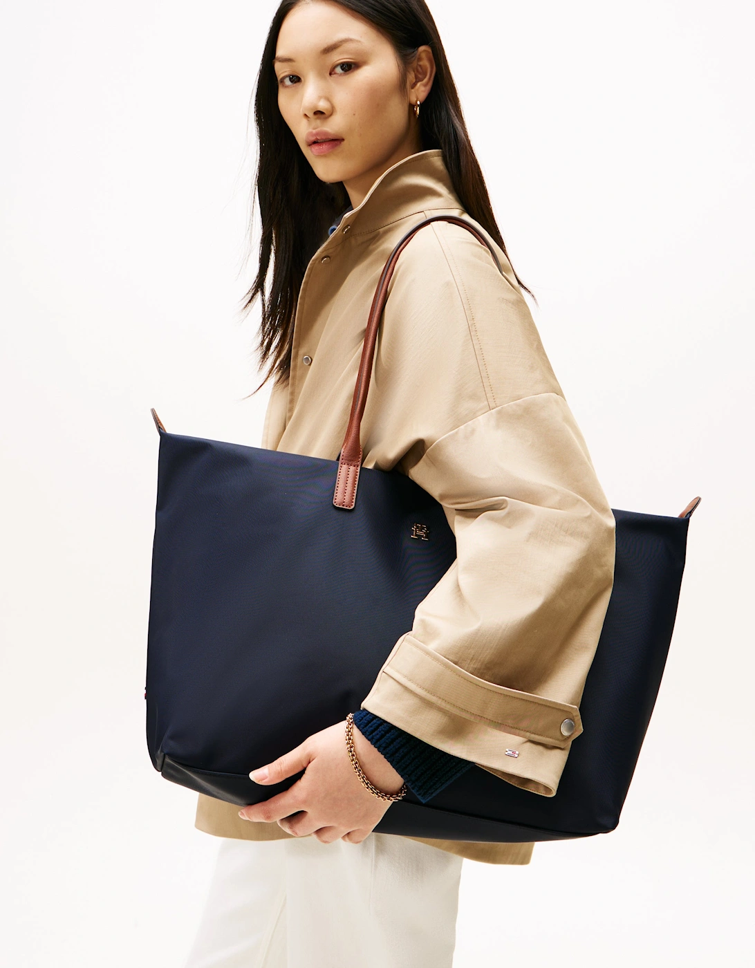 Popette Womens Maxi Tote Bag - Space Blue, 2 of 1