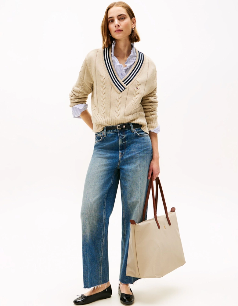 Popette Womens Maxi Tote Bag - Sandalwood