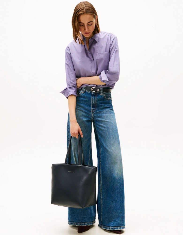 TH Logotape Womens Tote Bag - Space Blue