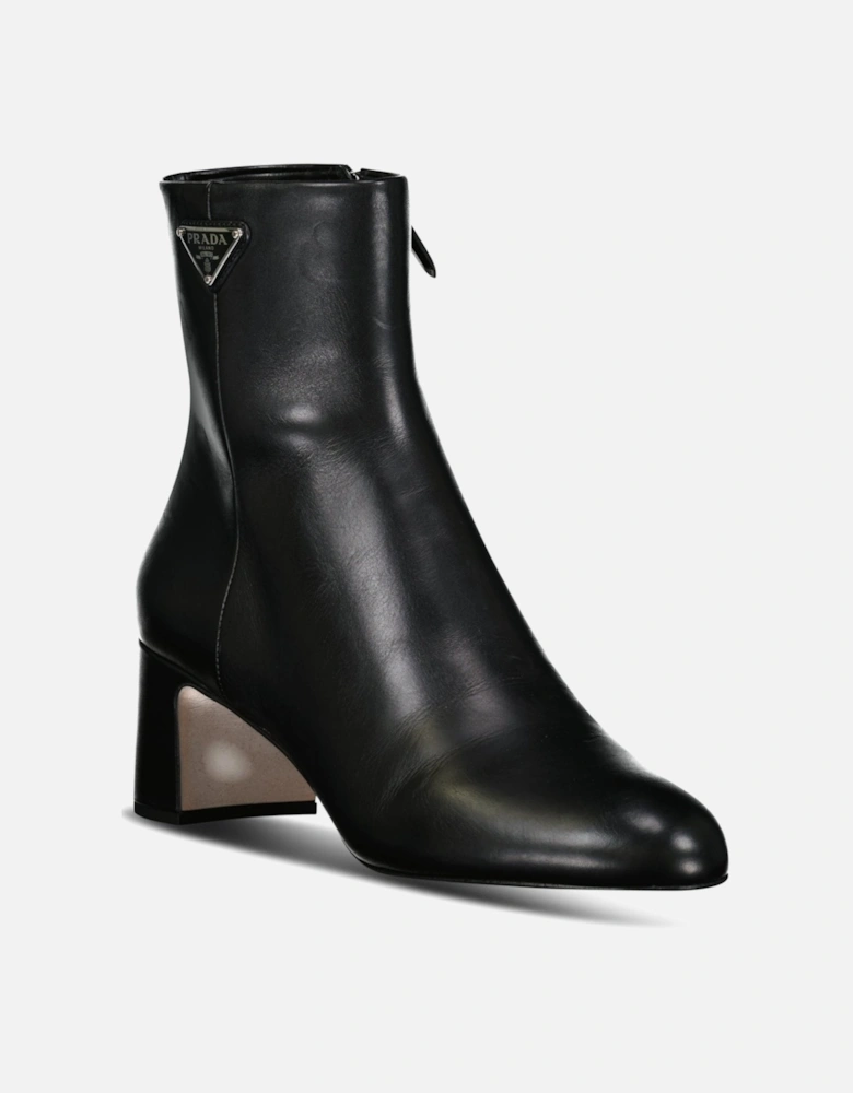 Prada Trochetti Black Leather Boots