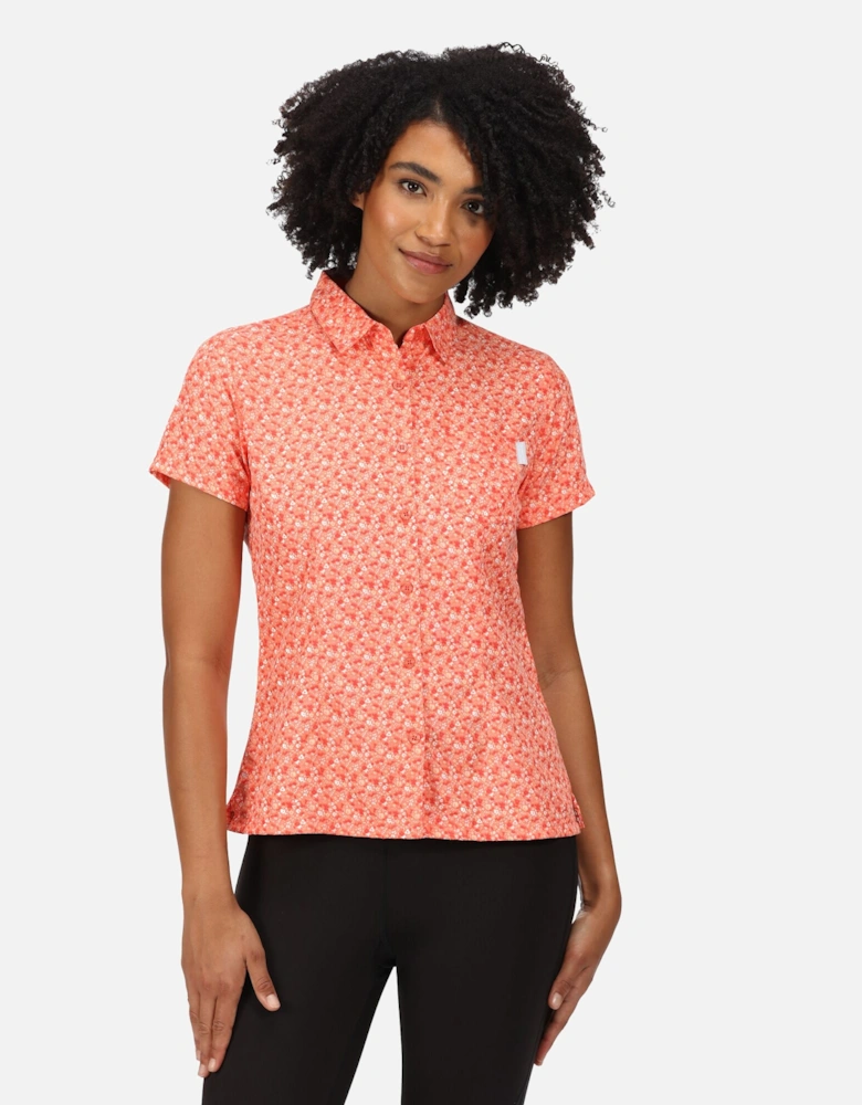 Womens/Ladies Mindano VI Ditsy Print Shirt